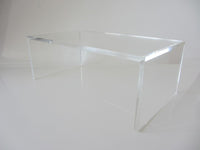 Plexiglashaube 3-seitig transparent