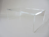 Plexiglashaube 3-seitig transparent