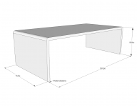 Plexiglashaube 3-seitig transparent: 4 mm  Art-Nr.: 3-side-clear_0A000_04