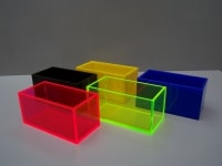 Plexiglashaube schwarz 4-Seitig: 9H01 (LD: 0% / Stärke: 3mm)  Art-Nr.: 4-side-schwarz-9H01-00-03-Z