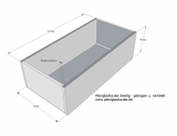 Plexiglashaube braun 5-seitig : 8C01 (LD: 18% / Stärke: 3mm)  Art-Nr.: 5-side-8C01-18-03-Z